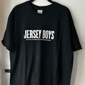 Jersey boys Broadway musical logo t shirt.